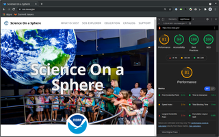 Performance: 81; Accessibility: 94; Best Practices: 100; SEO: 100